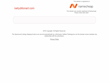 Tablet Screenshot of kellydillonart.com